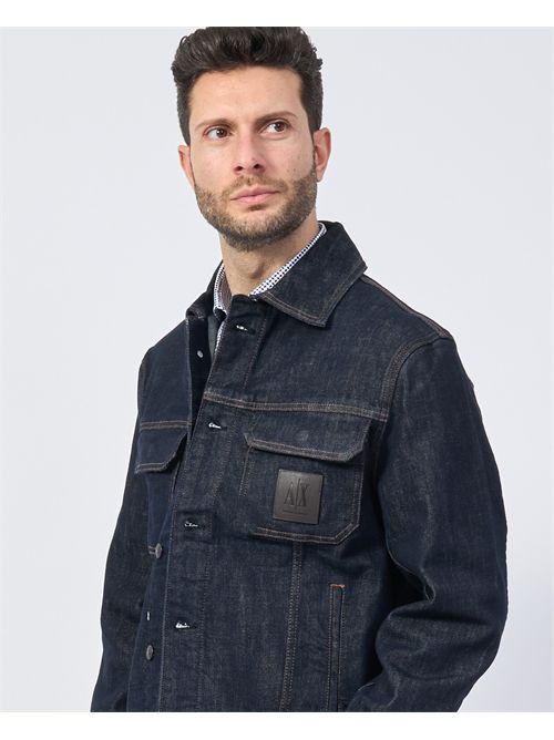 Veste en jean Armani Exchange avec logo ARMANI EXCHANGE | XM000343-AF12284MB001